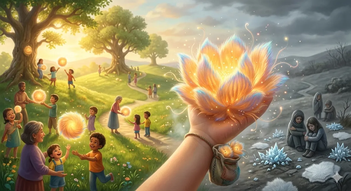 Приказка за топлите пухчета